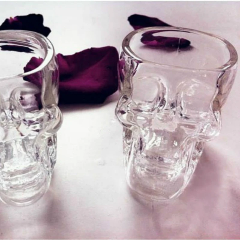 1 шт. бокал для вина с черепом оригинальность воды водка ликер пивное стекло