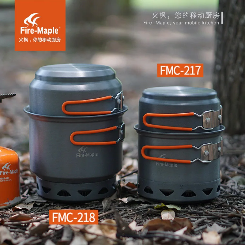 Fire Maple FMC217/218 2 3 человек использовать открытый портативный Engergy сбор горшок набор с