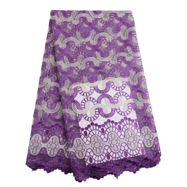 Красная роза в нигерийском стиле французского кружева ткани 2018 афро тюль