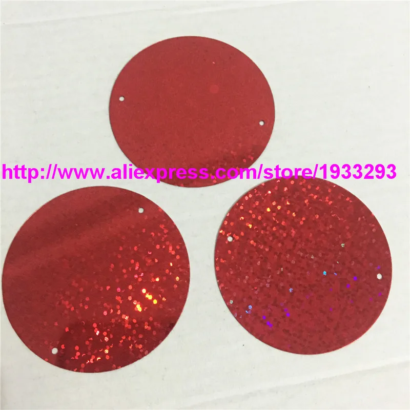 20 шт. лазерные большие круглые Блестки 55 мм ПВХ Плоские Artesanatos аксессуары с 2