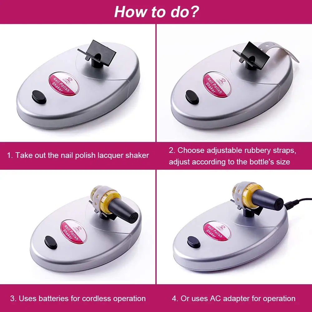 MAKARTT лак для ногтей шейкер Регулируемый гель Бутылка встряхивания машина Ar