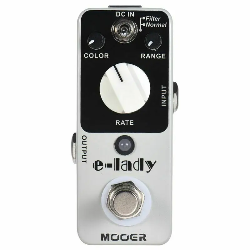 MOOER e-lady Analog Flanger Guitar Effect Pedal 2 Modes True Bypass Full Metal Shell Classic analog flanger sound enlarge