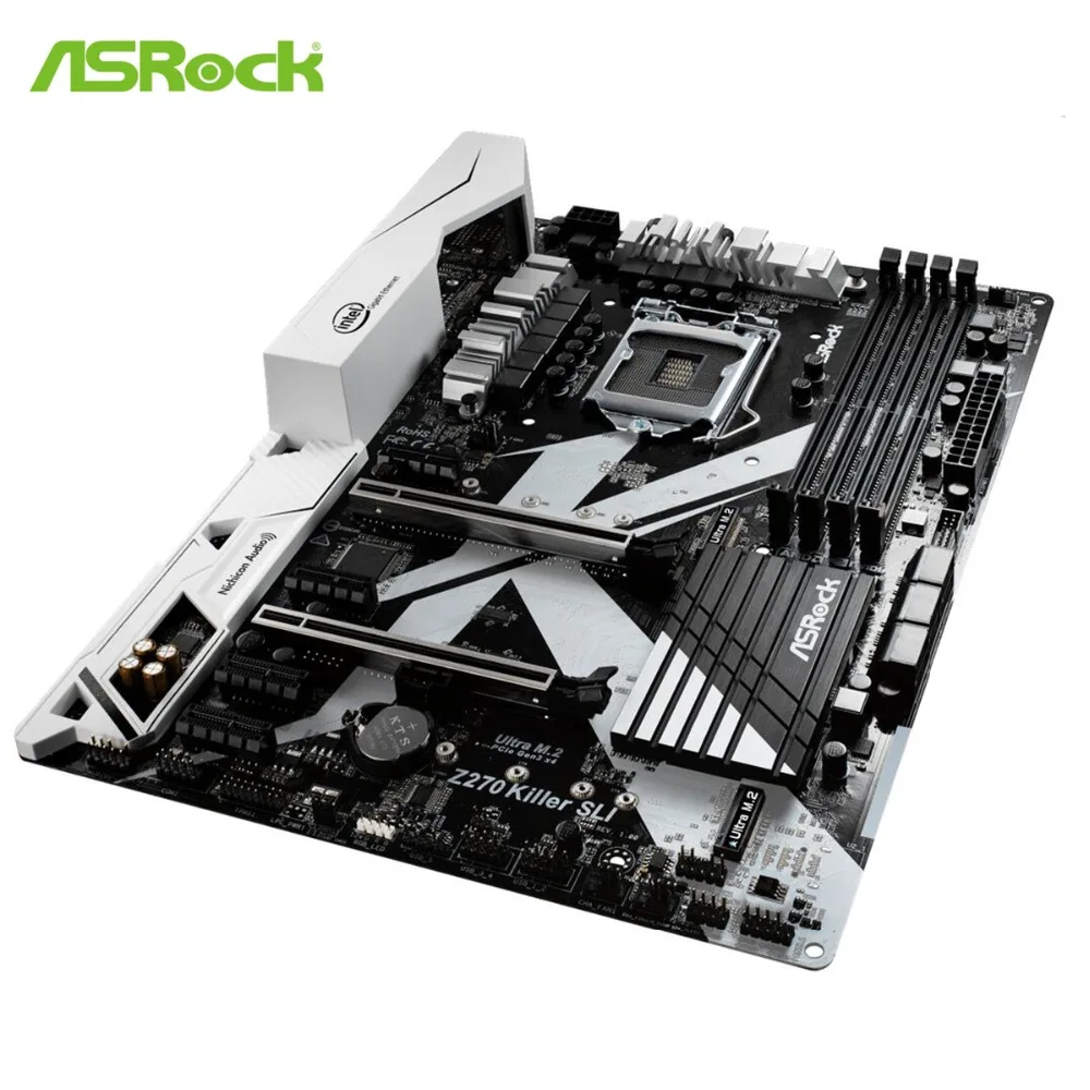 Материнская плата ASRock Z270 убийца для Intel LGA1151 разъем SATA 6 ГБ/сек. ультра M.2 интерфейс