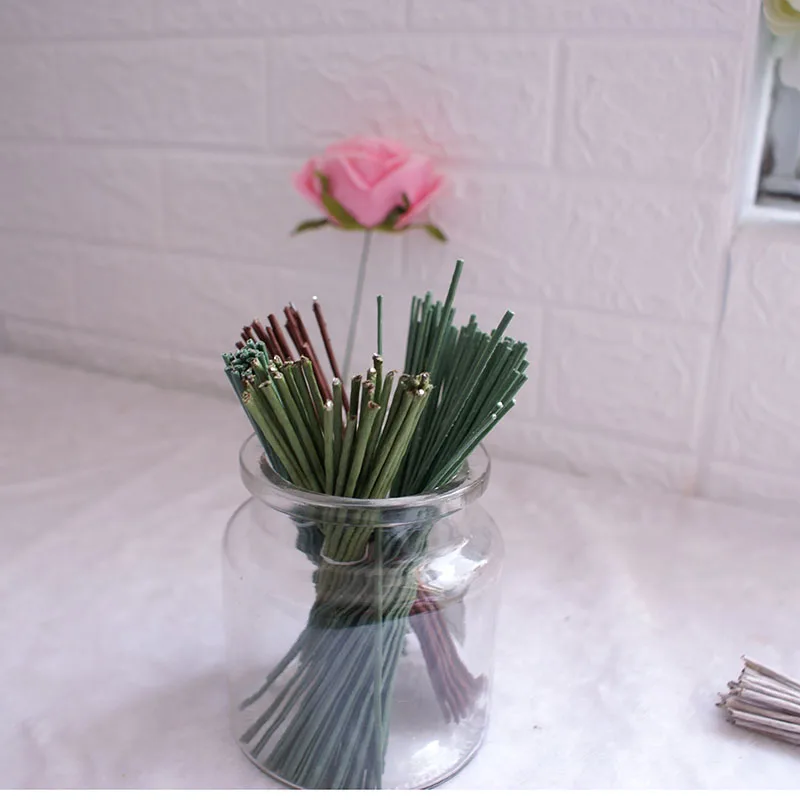 25 шт. стебли цветов для гортензии розовый пион вышитые шарики сделай сам детской