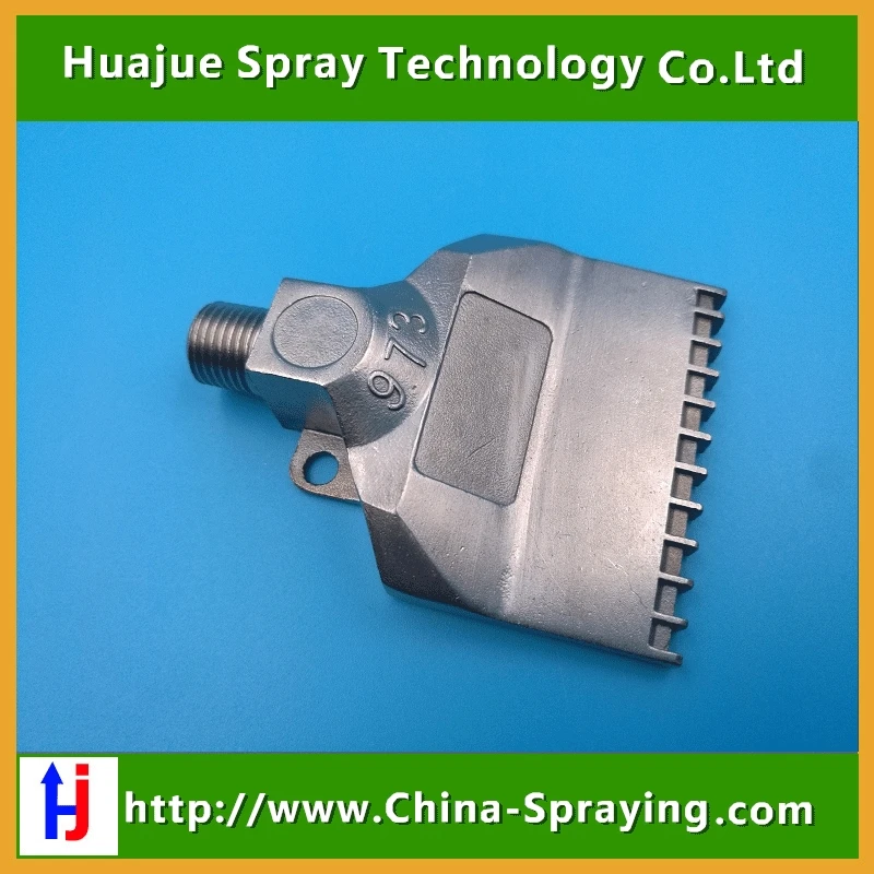 

Модель 973, Форсунка для пневматического ножа из нержавеющей стали, Форсунка для ветрового распылителя, быстрое, Форсунка для омывателя пневматического ножа