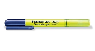 Цвет: желтый Staedtler твердый хайлайтер 264 офисный гель для чтения желе карандаш студенческий знак вращающаяся помада маркер для рисования - Цвет: Цвет: желтый