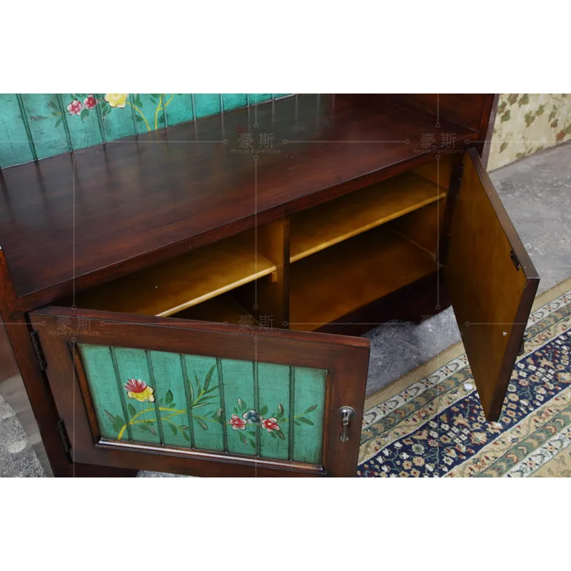 Обувной шкаф sapateira zapatero mueble muebles de sala потертый шик американский кантри szafka na buty обувь стойки деревянная мебель