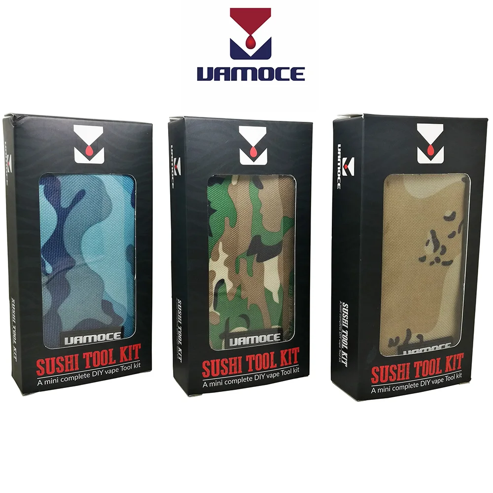 VAMOCE Vape набор инструментов керамический Пинцет катушка джиг щетка плоскогубцы