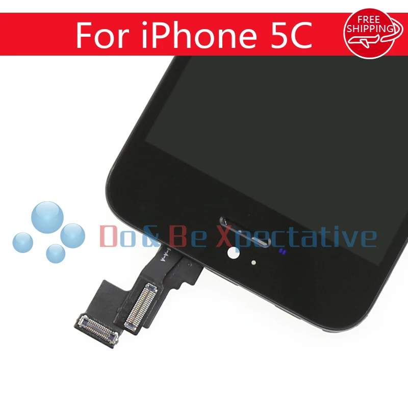 Черный ЖК-дисплей для Apple IPhone 5C Дисплей Сенсорный экран планшета Ассамблеи Замена