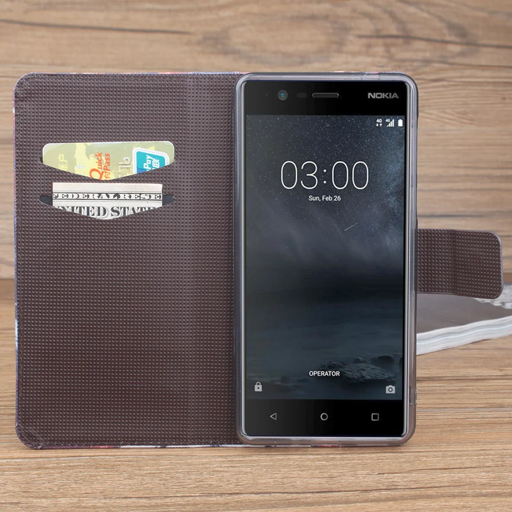 Роскошный кожаный чехол для телефона Nokia 5 флип высокая версия Noika 6 Lumia 650