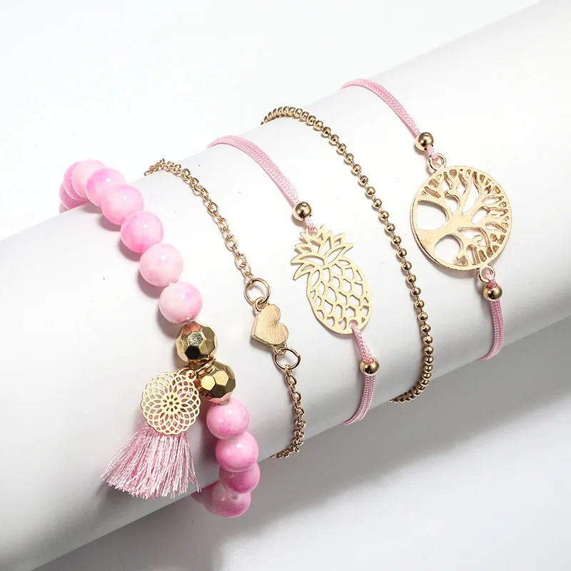 Богемные браслеты Женская повязка колье bracciali Donna pulsera bransoletki damskie пара браслет