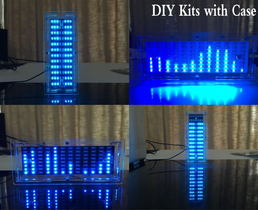 Светодиодный индикатор уровня звука анализатор музыкального спектра MP3 ПК