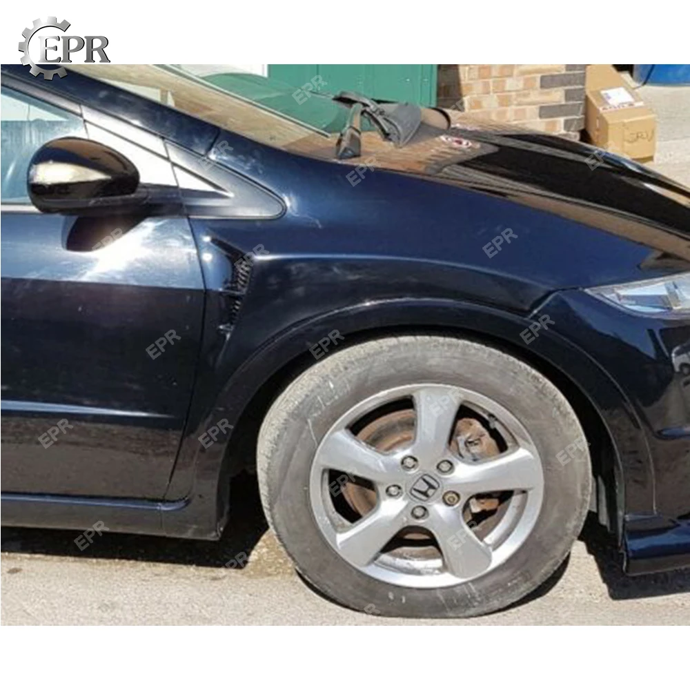 Углеродные крылья для Honda Civic (2006 2011) FN FK FN2 Тип R Mugen стиль углеродное волокно