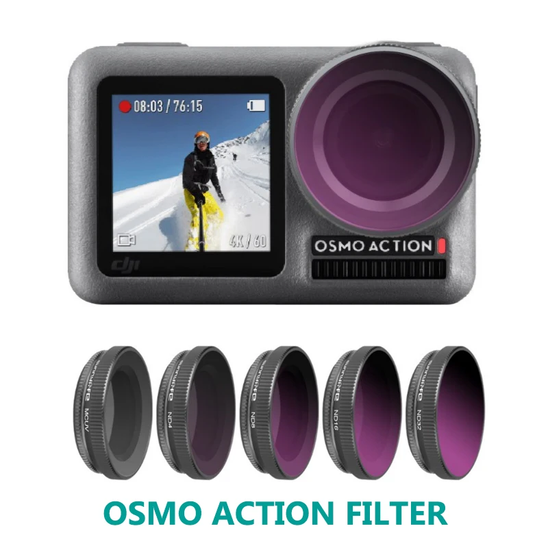 OSMO Карманный ND4PL ND8PL ND16PL ND32PL ND64PL NDPL набор фильтров для объектива DJI Osmo карманная