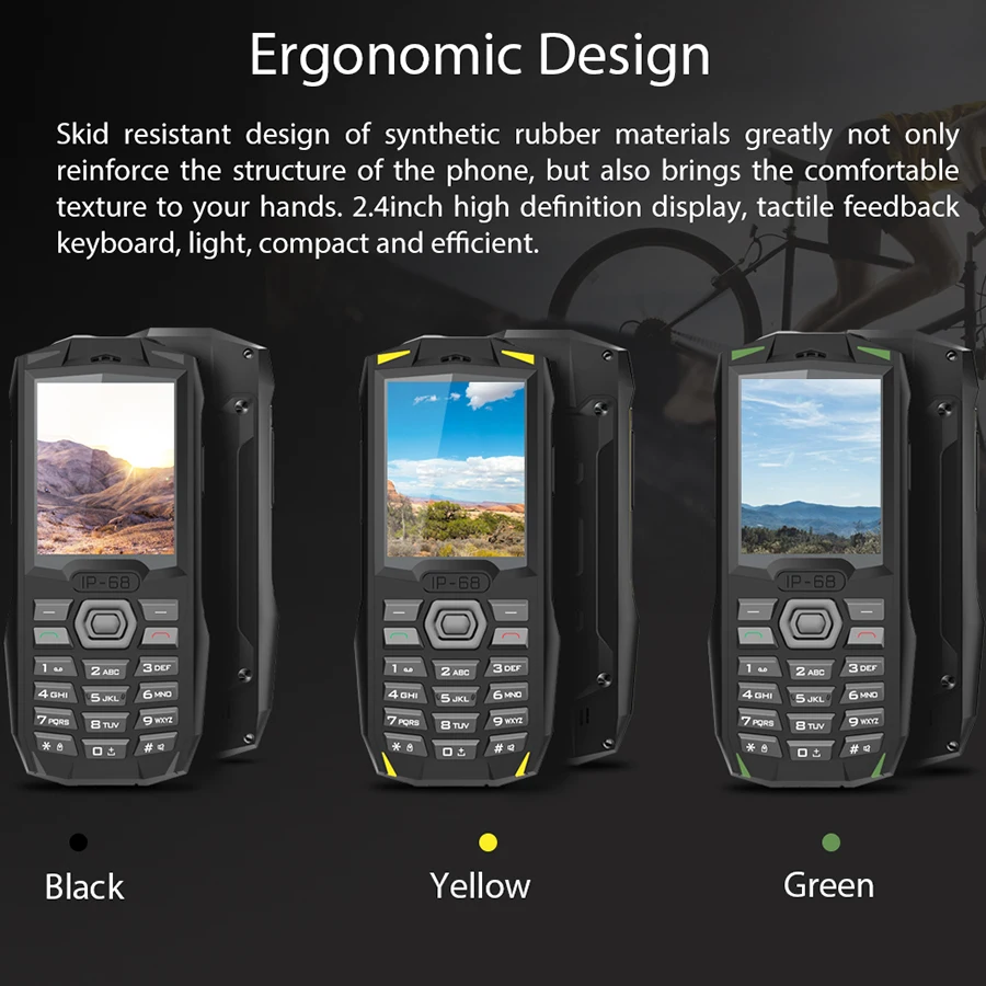 Blackview BV1000 3000 мАч IP68 tri доказательство мобильный телефон 2 4 дюймов dual SIM двойной с