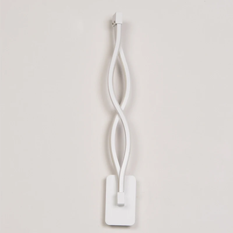 Современная светодиодная настенная лампа для спальни 16 Вт настенное бра белые