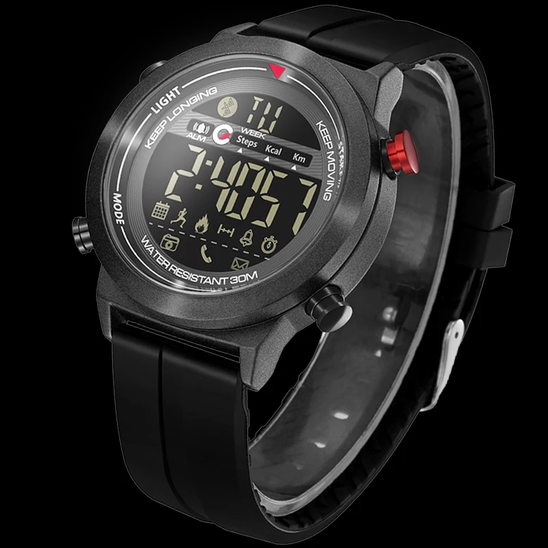 Модные умные часы водостойкие 5ATM шагомер сообщение напоминание ультра длинный