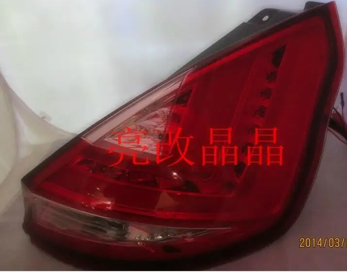 D_YL автомобильный Стайлинг для Ford Fiesta задние фонари 2009- Ford Fiesta светодиодный задний фонарь Altis DRL+ тормоз+ Парк+ сигнал
