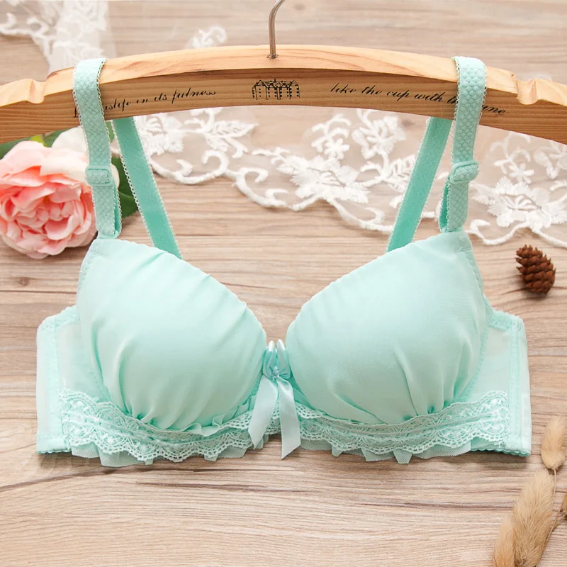 Нижнее белье для девочек подростков бюстгальтеры детей спортивный тренировочный бюстгальтер пуш ап без