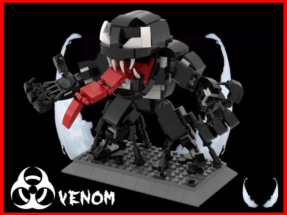 Блоки MOC Venom Q версия супергерой совместимый Legoelys | Игрушки и хобби