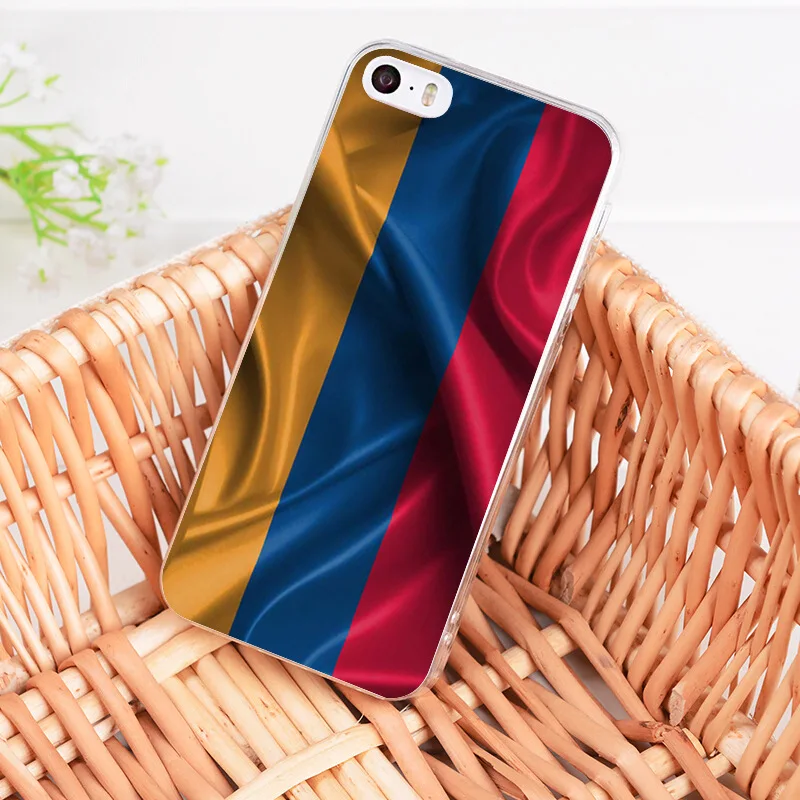 Новый разноцветный чехол с флагом Аргентины для телефона iphone 12 11 Pro 8 7 6 6S Plus X 5 5S SE XS