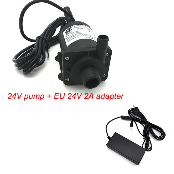Новый солнечный DC 12V 24V циркуляционный насос горячей воды бесщеточный мотор для