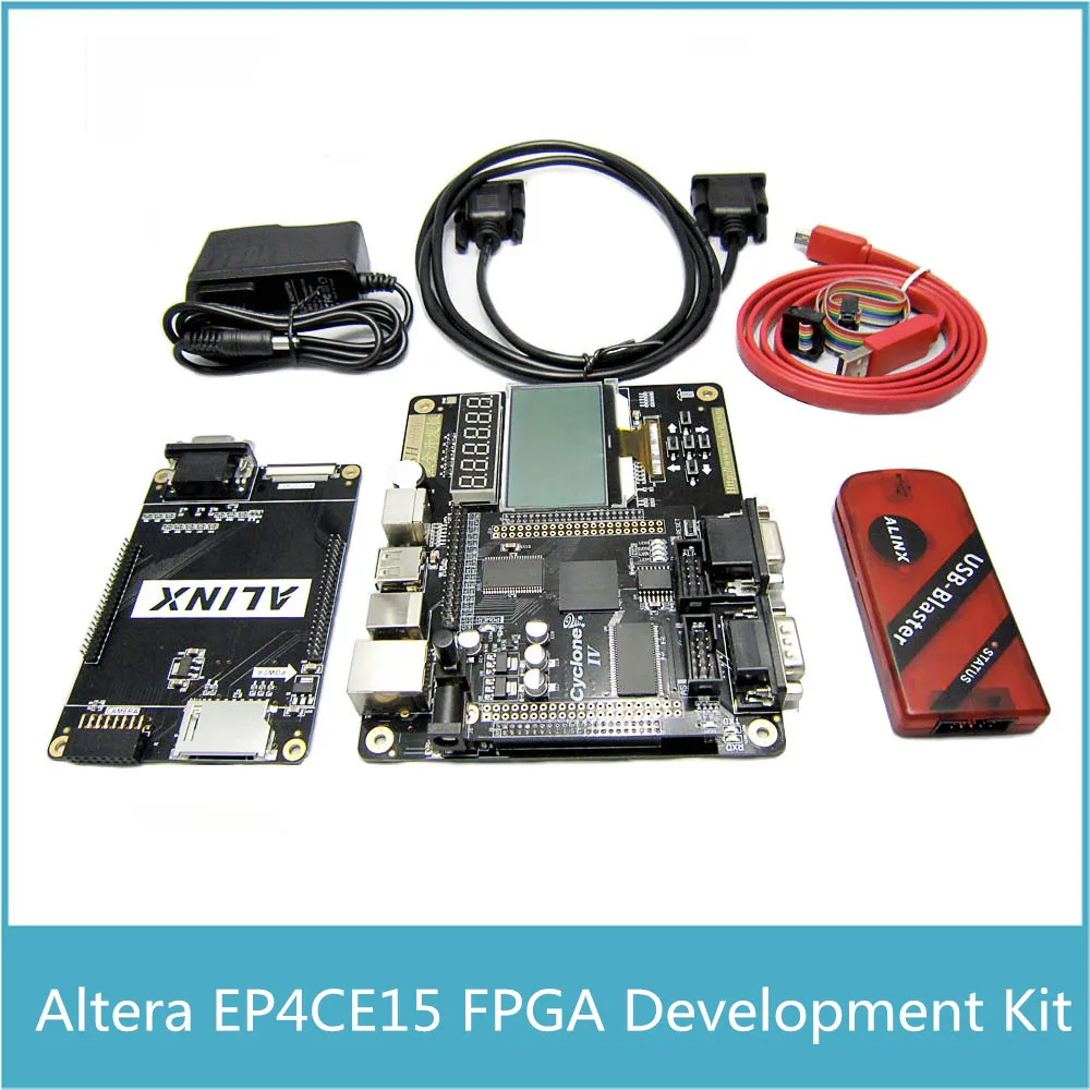 AX415 Altera EP4CE15 FPGA Development board NIOS CYCLONE IV материнская плата и USB Blaster|Интегральные схемы| |