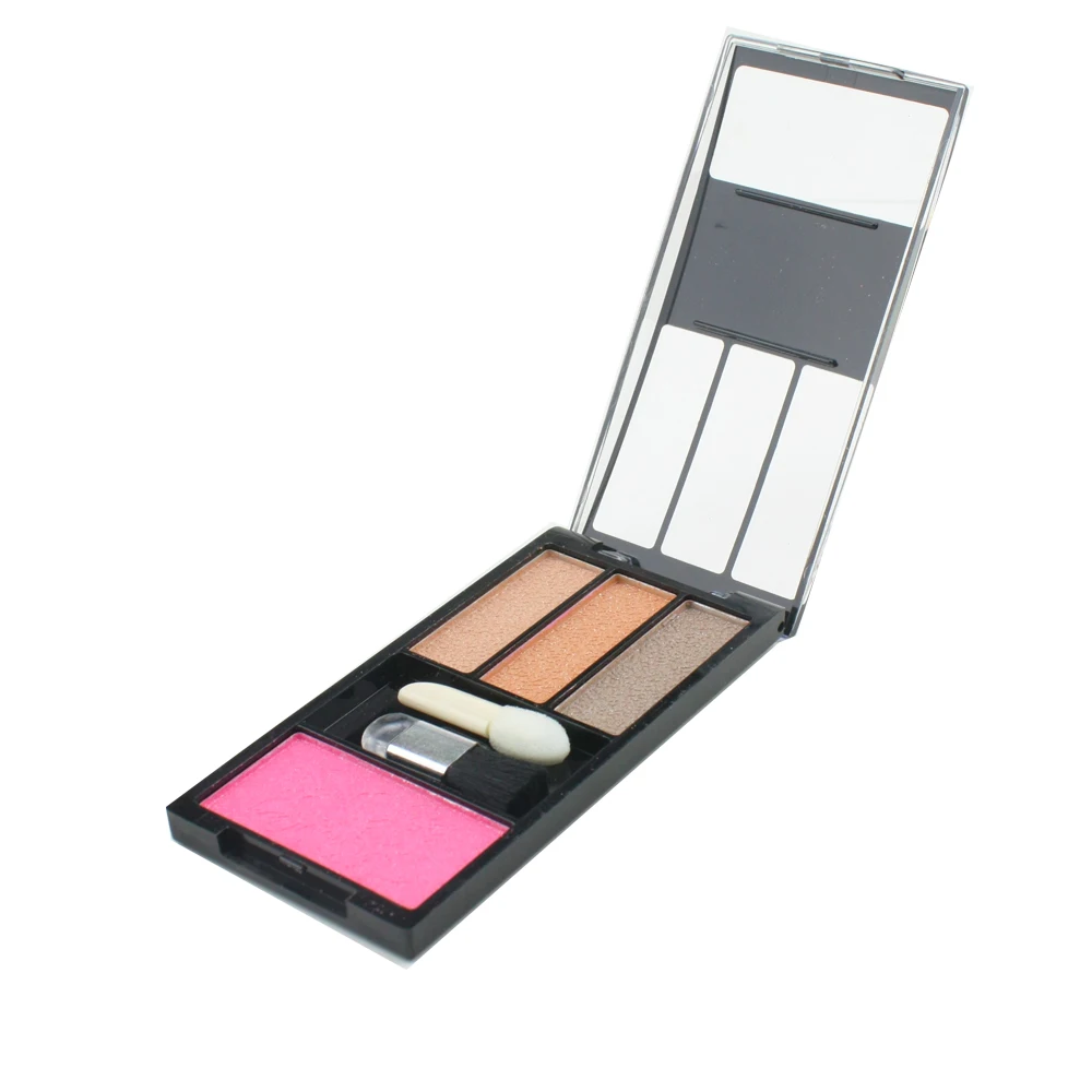 Палитра теней для век Sugar Box 4 цвета голографический тени макияж лица блестящий