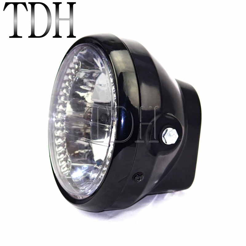 Черный чехол 7 дюймов кронштейн для фары мотоцикла белый синий светодиодный ОД