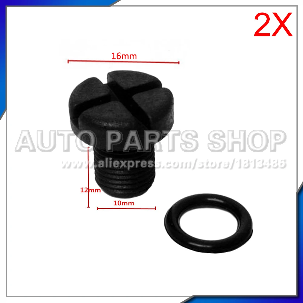 

Auto Parts 2 pcs Radiator Expansion Cooling Bottle Tank Screw 17111712788 For BMW E39 E46 E52 E53 E83 E85 E86 E87 Z3 & Mini