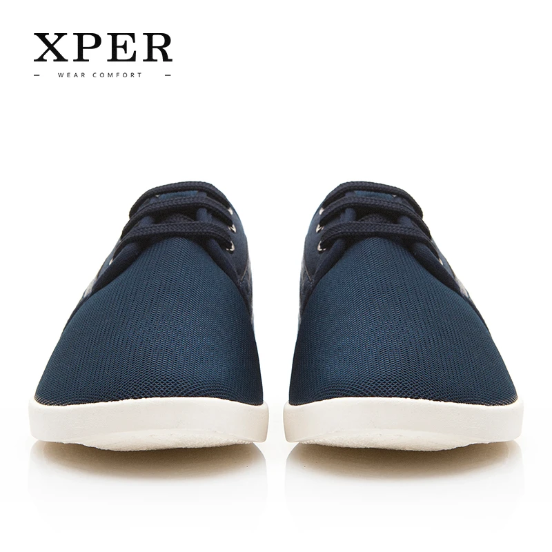 XPER мужская обувь на шнуровке дышащая легкая повседневная модная спортивная