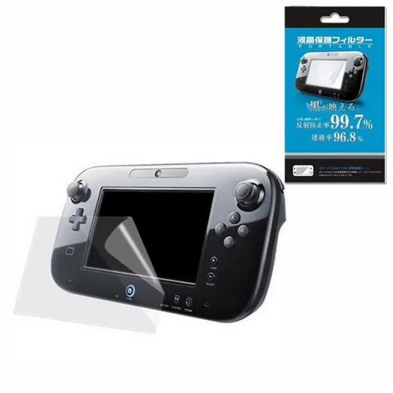 Jeebel прозрачная защитная пленка Joypad Защитная крышка для nintendo wii U Gamepad lcd Прозрачная