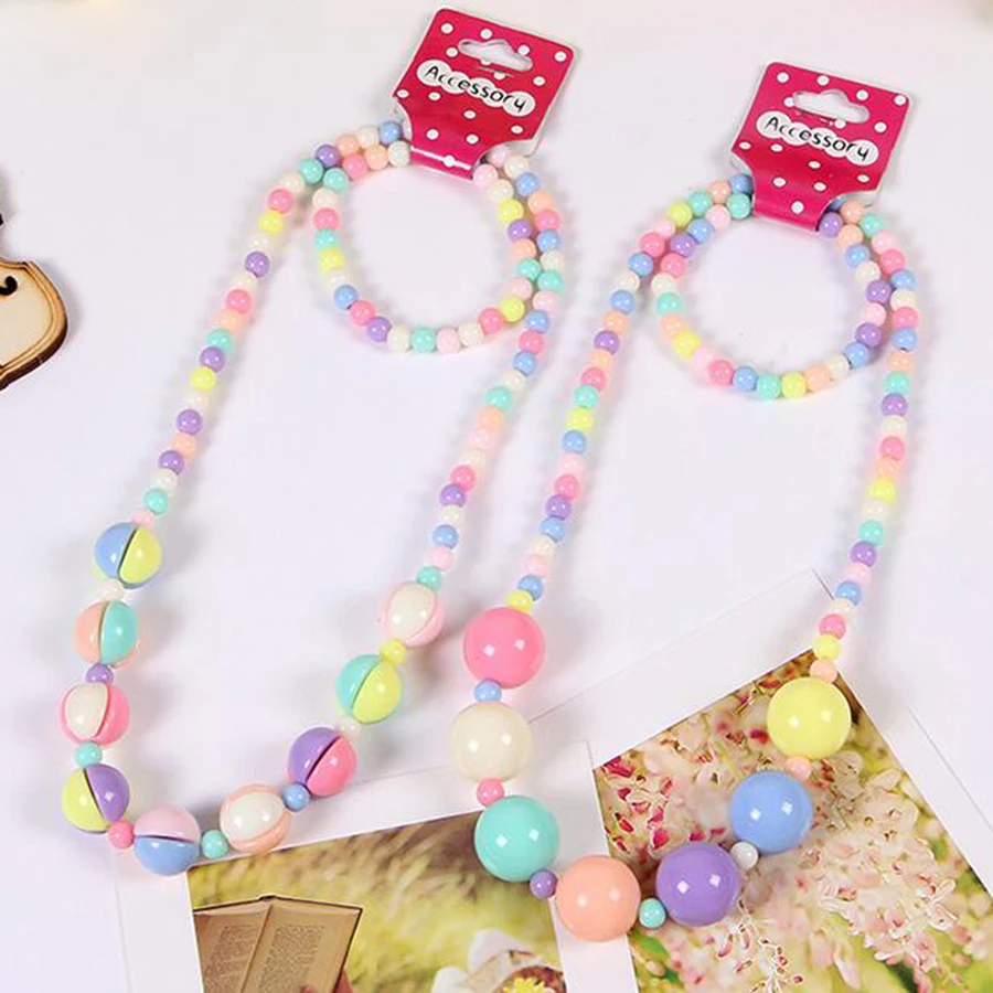 Бусины карамельного цвета Новые бусины подарок для ребенка колье браслеты