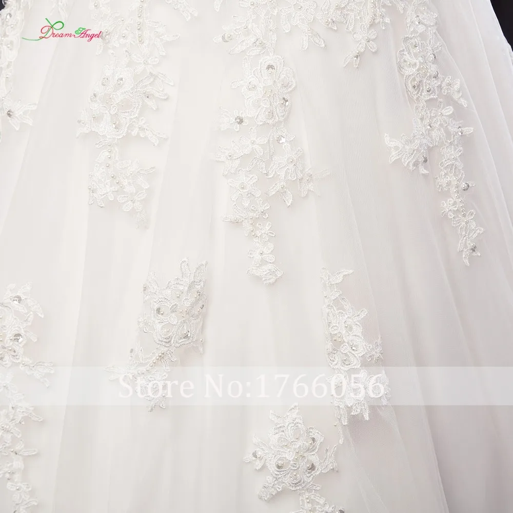 Fmogl реальное фото кружевное свадебное платье принцессы 2019 Роскошные аппликации