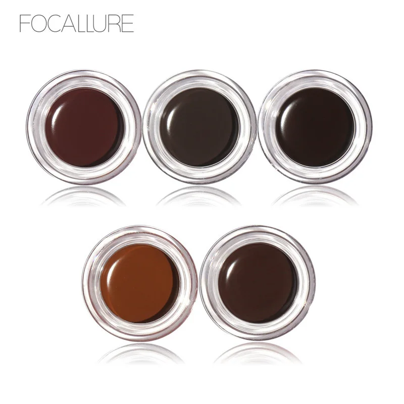 5 цветов гель для бровей прочный Тень Гель водостойкий Maquiagem Макияж с кистью