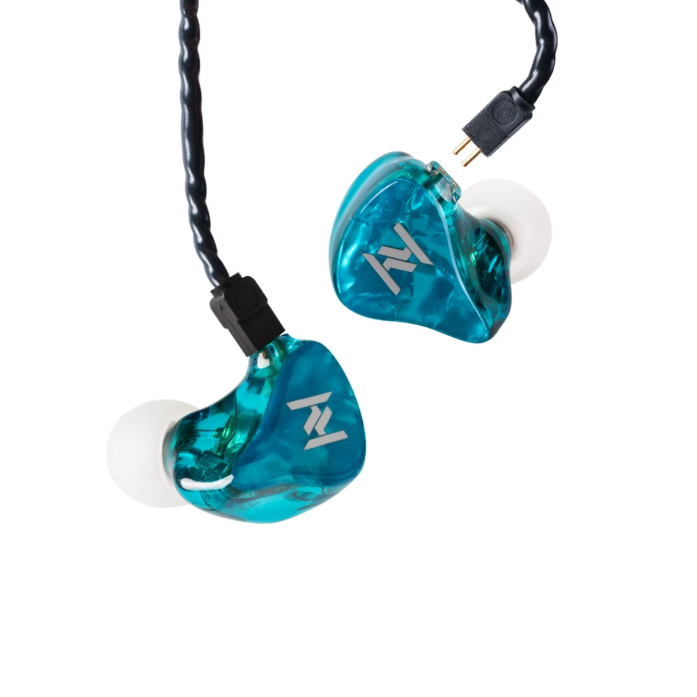 Blue AK Yinyoo ASH 1DD+ 1BA гибридные наушники в ухо HIFI бас наушники вкладыши головной разъем DJ гарнитура заменен кабель Yinyoo V2 D2B4 топаз - Цвет: Blue