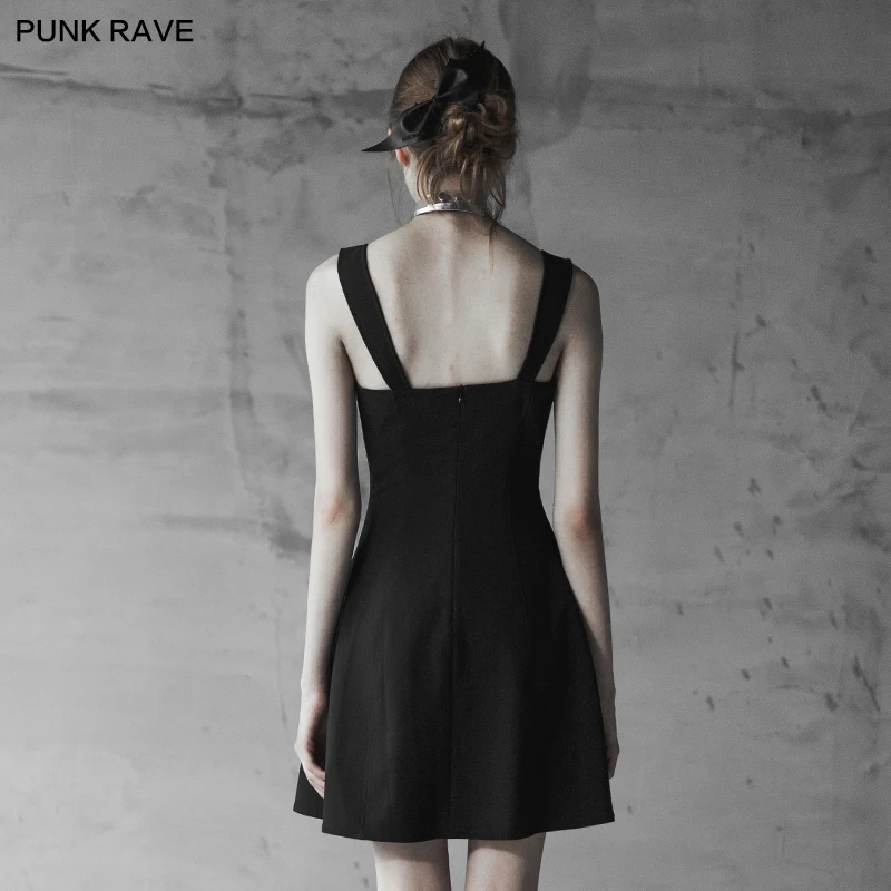 Женское платье с открытой спиной в стиле стимпанк RAVE пикантные вечерние клубные