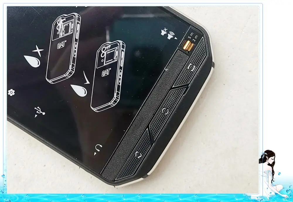 Б/у) рамка+() сенсорный+() ЖК для CAT S60