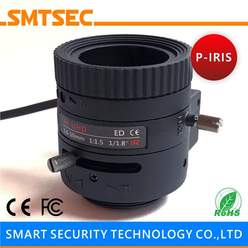 10 шт. 1/1.8 &quotUHD 4K 3 6 мм ручной зум стандартная линза 1 5 Авто Радужная CS Mount CCTV HD P IRIS|ip