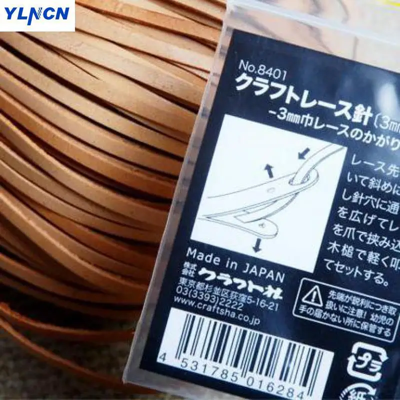 2 мм/3 мм японская кожаная игла для рукоделия веревка вязания вручную импортная