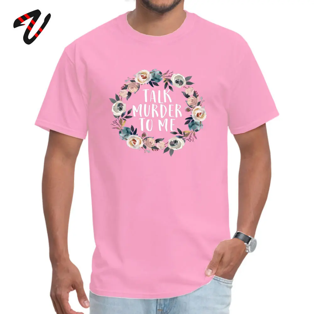 Camisa Comics розовая футболка для папы и дня геймеров Мужская с надписью Talk Murder To Me