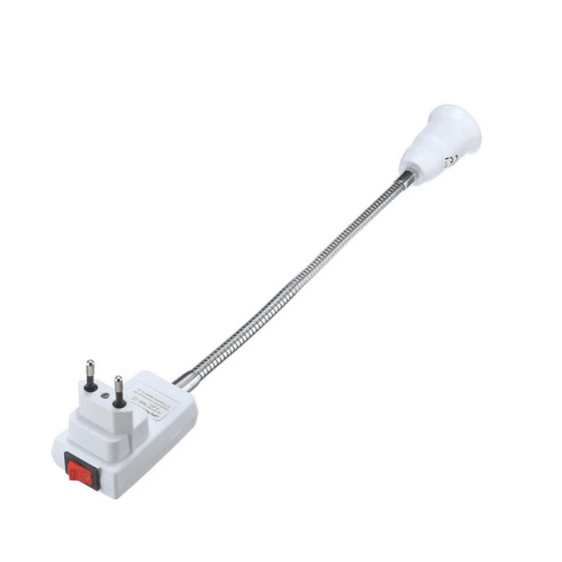 EU Plug-50cm Универсальный гибочный преобразователь для студийного освещения, светодиодный преобразователь лампочек, патрон для лампочки - Цвет: EU Plug-50cm