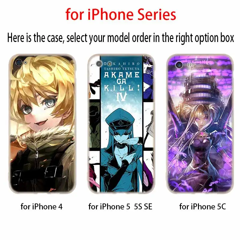 Esdeath художественный чехол силиконовый мягкий для iPhone 12 11 Pro X XS Max XR 6 6S 7 8 plus 5S SE Мини