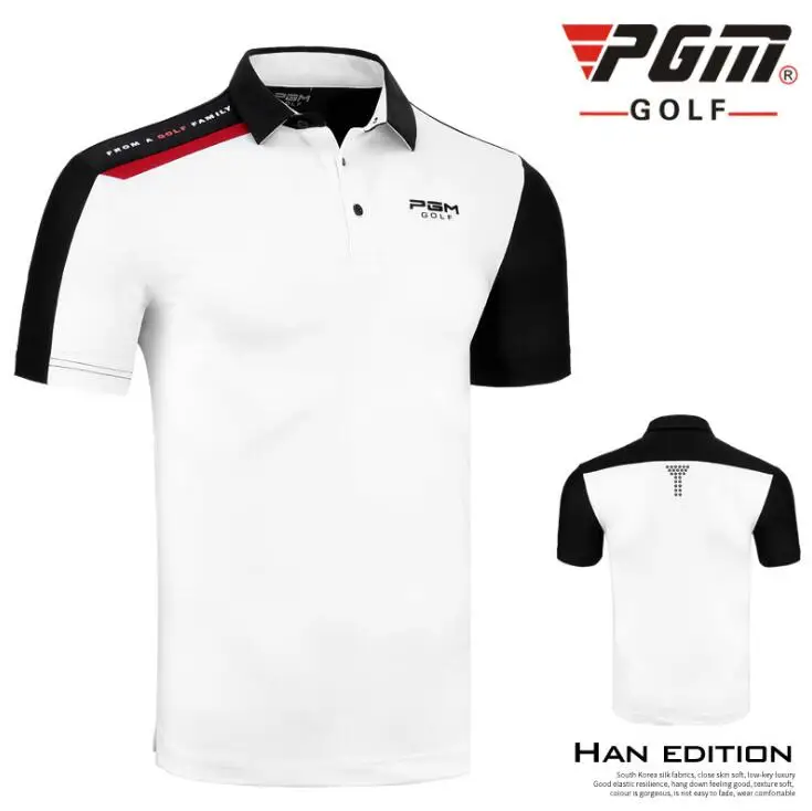 Мужская спортивная одежда PGM golf удобная дышащая футболка с короткими рукавами и