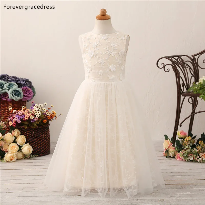 Женское платье с цветочным принтом Forevergracedress фатиновое трапециевидной формы