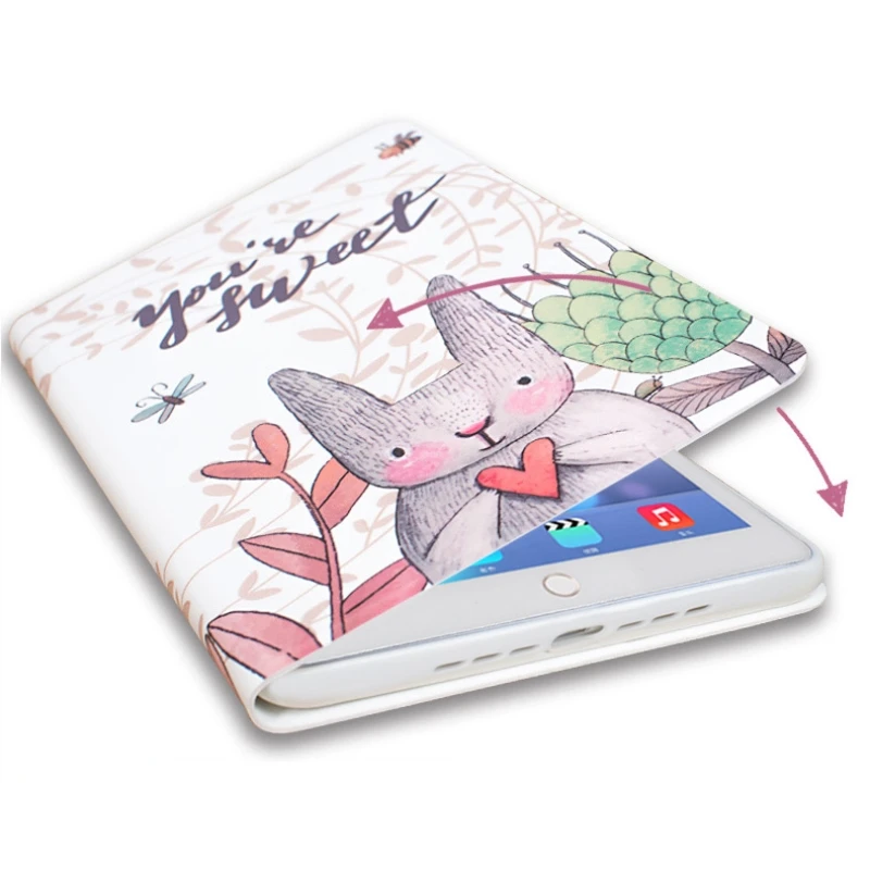 For Huawei MediaPad M5 10.8 inch Multicolor pattern Flip Case Stand Smart Cover Sleep/Wake Tablet Protect Cases for mediapad | Компьютеры
