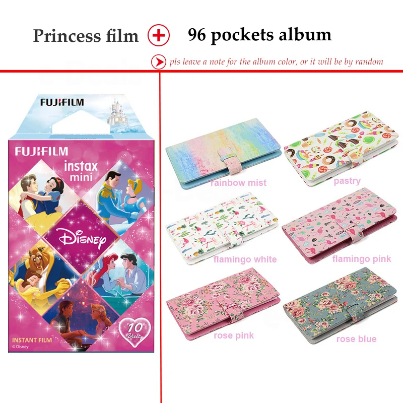 Fujifilm Instax Mini Film Princess10 Sheets fr 9 8 + 7s 70 90 25 Instant Polariod камера принтер для смартфонов SP2