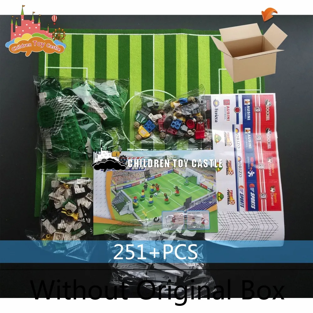 Новый бразильский Кубок мира по футболу футбол Строительный блок Набор 3D