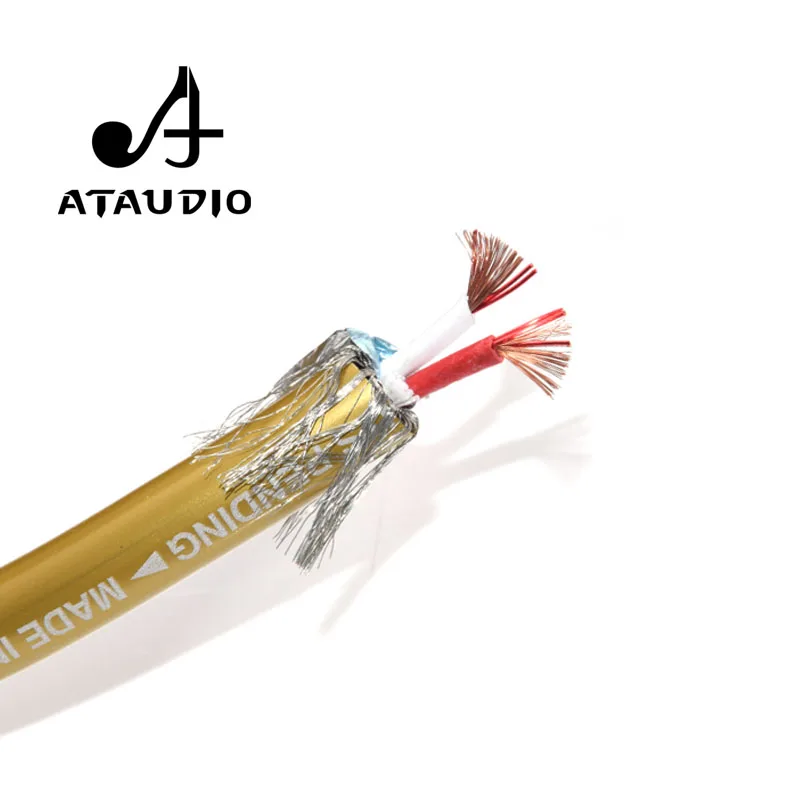ATAUDIO Cardas 5C медный HIFI XLR Interconnect объемный аудиокабель RCA кабель для самостоятельной