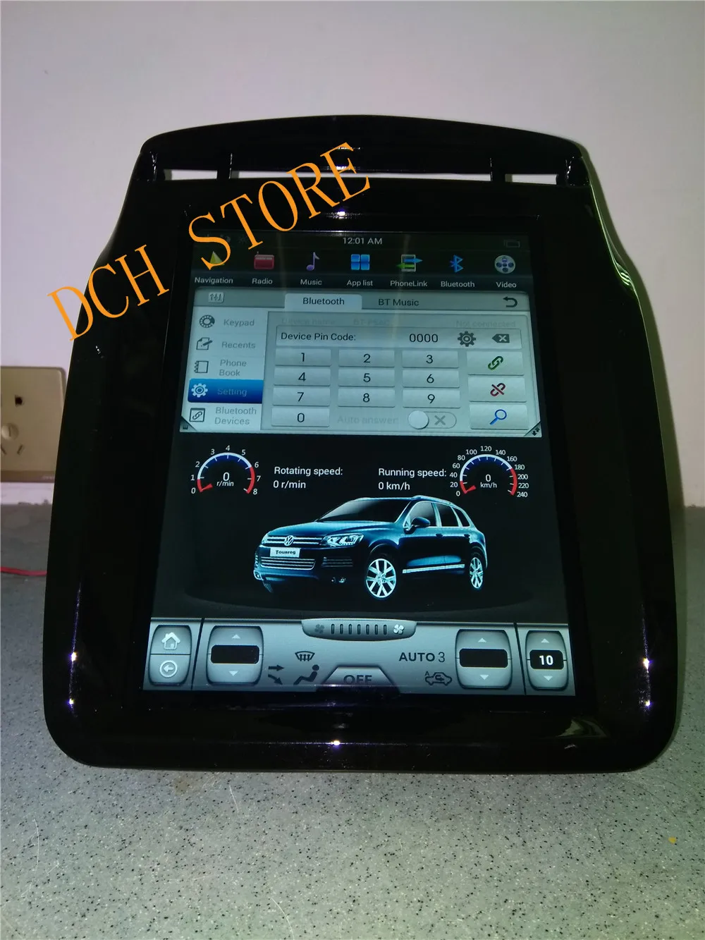 10,4 ''Тесла стиль Android 8,1 Авто DVD gps навигация для Volkswagen touare-g 2010- PX6 CARPLAY Радио Стерео ips авто